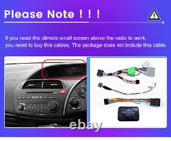 For Honda Civic 2005-2011 Android 12 Car Radio Stereo Carplay GPS WIFI Head Unit