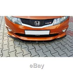 Front Diffuser (gloss Black) Honda CIVIC VIII Type S/r (2006-2011)