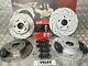 Front & Rear Drilled Grooved Brake Discs & Brembo Pads Honda CIVIC Type R Fn2