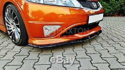 Front Splitter For Honda CIVIC Mk8 Type S/r (2006-2011)