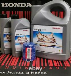 Genuine Honda CIVIC Type R Fk8 Oil And Filter Service Kit 2017 2021 Jdm Spec
