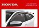 Genuine Honda Window Visors Wind Deflectors CIVIC Fk8 Type R CIVIC 5 Door 2017+