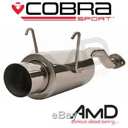 HN13 Cobra Sport Honda Civic Type R Exhaust Back Box EP3 Stainless Round Tip