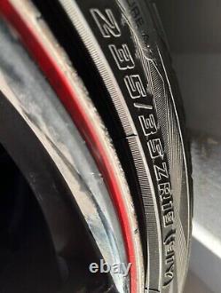 HONDA CIVIC TYPE-R FK2 ALLOY WHEEL IN BLACK/RED With Yokohama Tyres