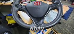 HONDA Civic FD2 Type R Genuine Leather Steering Wheel jdm rare