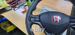 HONDA Civic FD2 Type R Genuine Leather Steering Wheel jdm rare