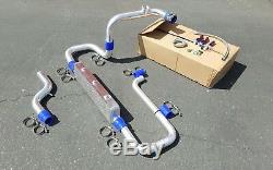 Honda CIVIC Turbo Kit Intercooler And Piping Kit Acura B16 B18 B20 + Oil Lines