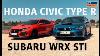 Honda CIVIC Type R Vs Subaru Wrx Sti Comparativa En El Jarama