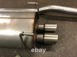 Honda Civic Type R EP3 Silencer and Oval Back Box Silencer Exhaust Stainless