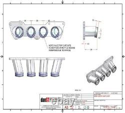 Honda Civic Type R K20A Inlet Manifold for GSXR750 & GSXR1300 Throttle Bodies