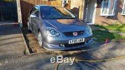 Honda civic type r ep3 91k nicely modified 254bhp rust/rot free not st vxr rs