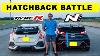 Hyundai Veloster N Dct Vs Honda CIVIC Type R Battle Of Hatchbacks Drag And Roll Race