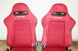 JDM Honda Acura RSX DC5 Type R SR4 Red Recaro Seats Pair LH RH EK9 DC2 Civic