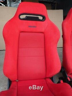 Jdm Honda CIVIC Ek9 Type R Integra Dc2 Acura Gsr Oem Recaro Seats Sr3 Red