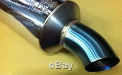 M2 Honda CIVIC Type R Ep3 Rear Back Box Exhaust Toda Dolphin Flamed Tip Z2032