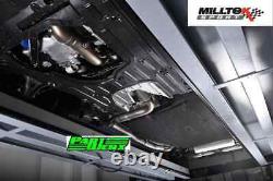 Milltek Race Cat Back Exhaust Polished Tips for Honda Civic Type R FK2 2.0T RHD