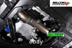 Milltek Race Cat Back Exhaust Polished Tips for Honda Civic Type R FK2 2.0T RHD