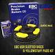 NEW EBC 282mm FRONT USR SLOTTED BRAKE DISCS AND YELLOWSTUFF PADS KIT PD08KF271