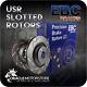 New Ebc Usr Slotted Front Discs Pair Performance Discs Oe Quality Usr1925