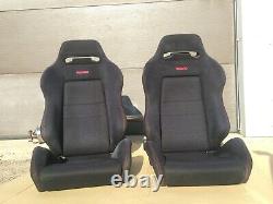 Oem Recaro Sr3 Seats Black Jdm Honda Integra Dc2 CIVIC Ek9 Type R Acura Gsr