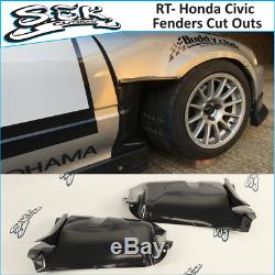 RT-Honda Civic Fenders Cuts Out ABS plastic Fit Honda Civic Ek Ej 96-00 Type-R