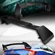 Real Carbon Fiber Type-r Style Rear Trunk Spoiler Wing Fit 16-20 Honda CIVIC 4dr