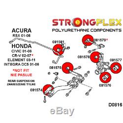Rear suspension bush kit for Acura RSX Honda Civic VII EP3 TYPE R