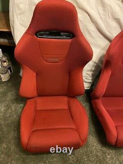 Red Recaro Bucket Seats From Honda Civic Type-R EP3 JDM Anniversary