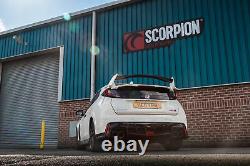 Scorpion Resonated Cat Back Exhaust for Honda Civic Type R FK2 LHD (15-17)