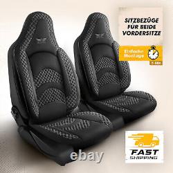 Seat cover completely suitable for Honda Civic in black grey pilot 3.1