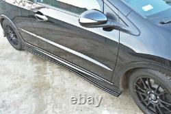 Side Skirts Add-on Diffusers For Honda CIVIC Mk8 Type S/r (2006-2011)