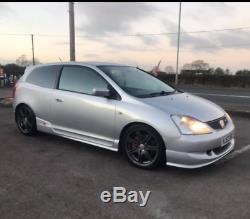 Silver 2002 Honda Civic Type R DC5 CAMS fast hot hatch tuned modified
