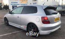 Silver 2002 Honda Civic Type R DC5 CAMS fast hot hatch tuned modified