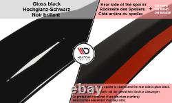 Spoiler Wing Extension For Honda CIVIC VIII Type R Mugen Spoiler (gloss Black)