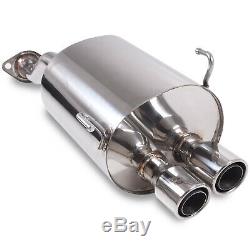 Stainless Exhaust Rear Silencer Back Box For Honda CIVIC Ep3 2.0 Type R 00-05