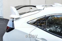 Type R Style Rear Trunk Wing Spoiler Body Kit For 16-Up Honda Civic Hatchback