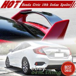 Unpainted Fit FOR Honda Civic 10th X Sedan R Type Turbo Trunk Boot Spoiler EX