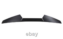 Unpainted Fit Honda Civic 10th 2D Coupe V Type Rear Roof Spoiler 16-18