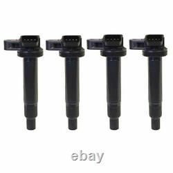 WAI Set of 4 Pencil Ignition Coils for Honda Civic Type-R K20Z4 2.0 (3/07-6/11)