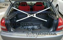 X-Bar + Pillar + Lower + Side Bar Rear Crossbar 96-00 Honda Civic 3dr EK9 Type-R